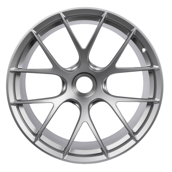 Porsche 992 GT3 Forged Center Lock Wheels – Satin Silver, Set of 4